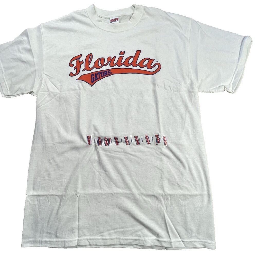Vintage Florida Gotors Shirt Mens Large White Y2K Football NCAA SOFFE College